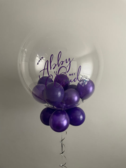 Customised Bubble Balloons